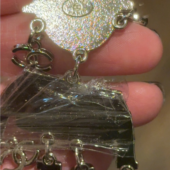 Upcycled Bag Charm Doll Key Ring - Picture 6 of 7